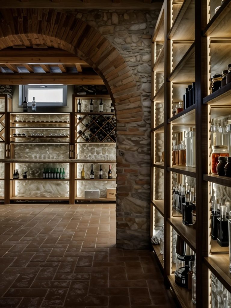 Our elegant wine cellar is an invitation to immerge in the wonders of Tuscan wine culture and history.