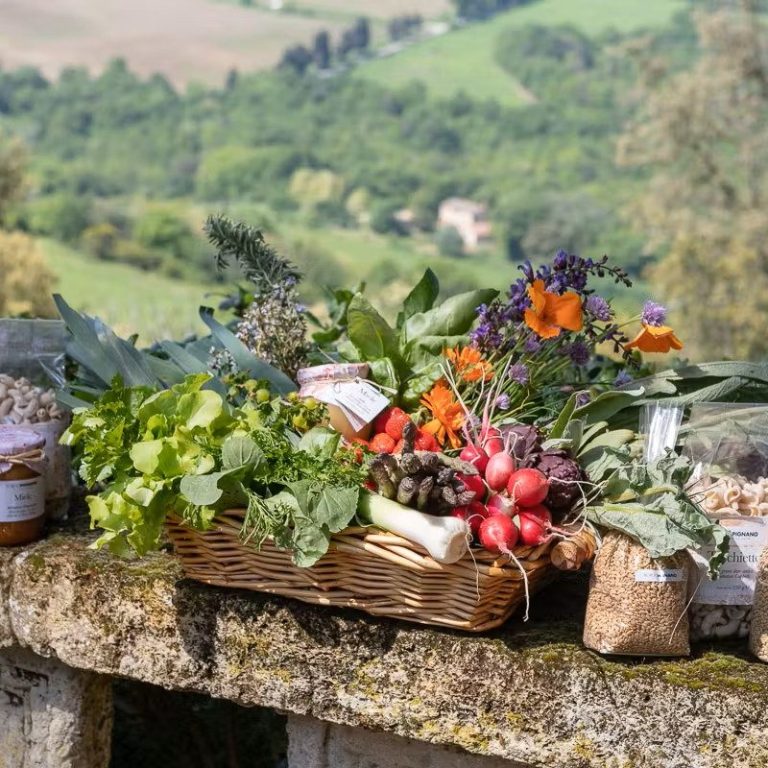 Most organic products used at the Agaporia restaurants are home grown