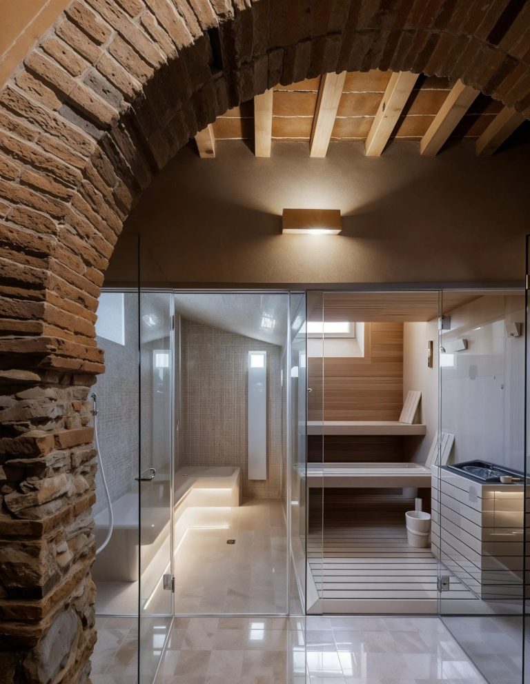 Cutting edge wellness facilities intergrated in the charming stone walls cellar of Agaporia